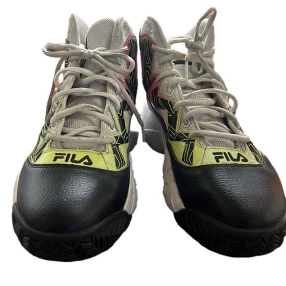 FILA MB MULTICOLORED JAMAL‎ MASHBURN RETRO BASKETBALL SHOES SIZE 12 - Picture 1 of 10